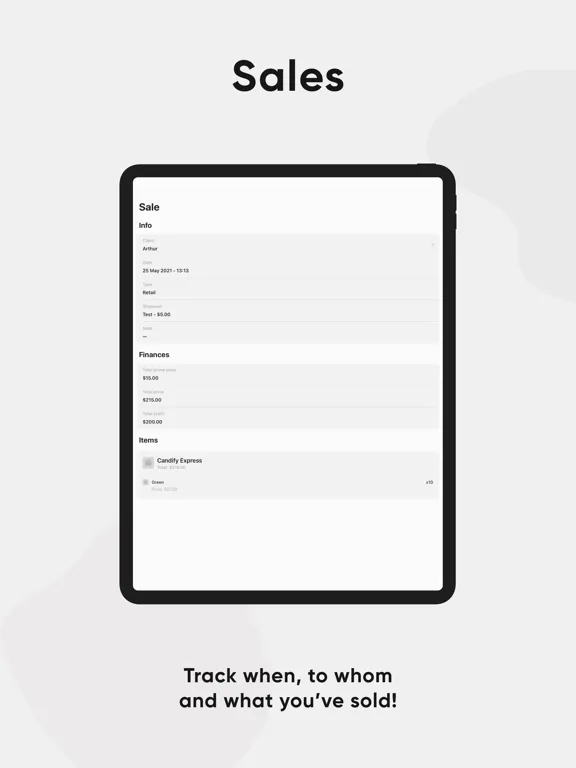 Asales - Sales Tracker & CRM iPad  スクリーンショット