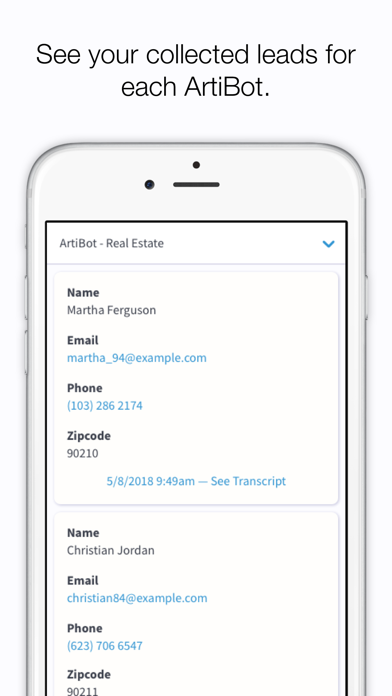 ArtiBot.ai سکرین شاٹس