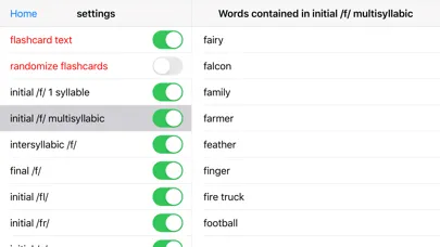 Ảnh chụp màn hình của Articulate F & V