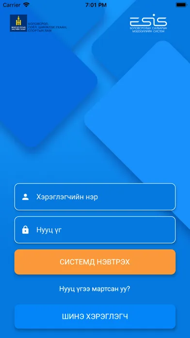 Zrzuty ekranu ESIS'