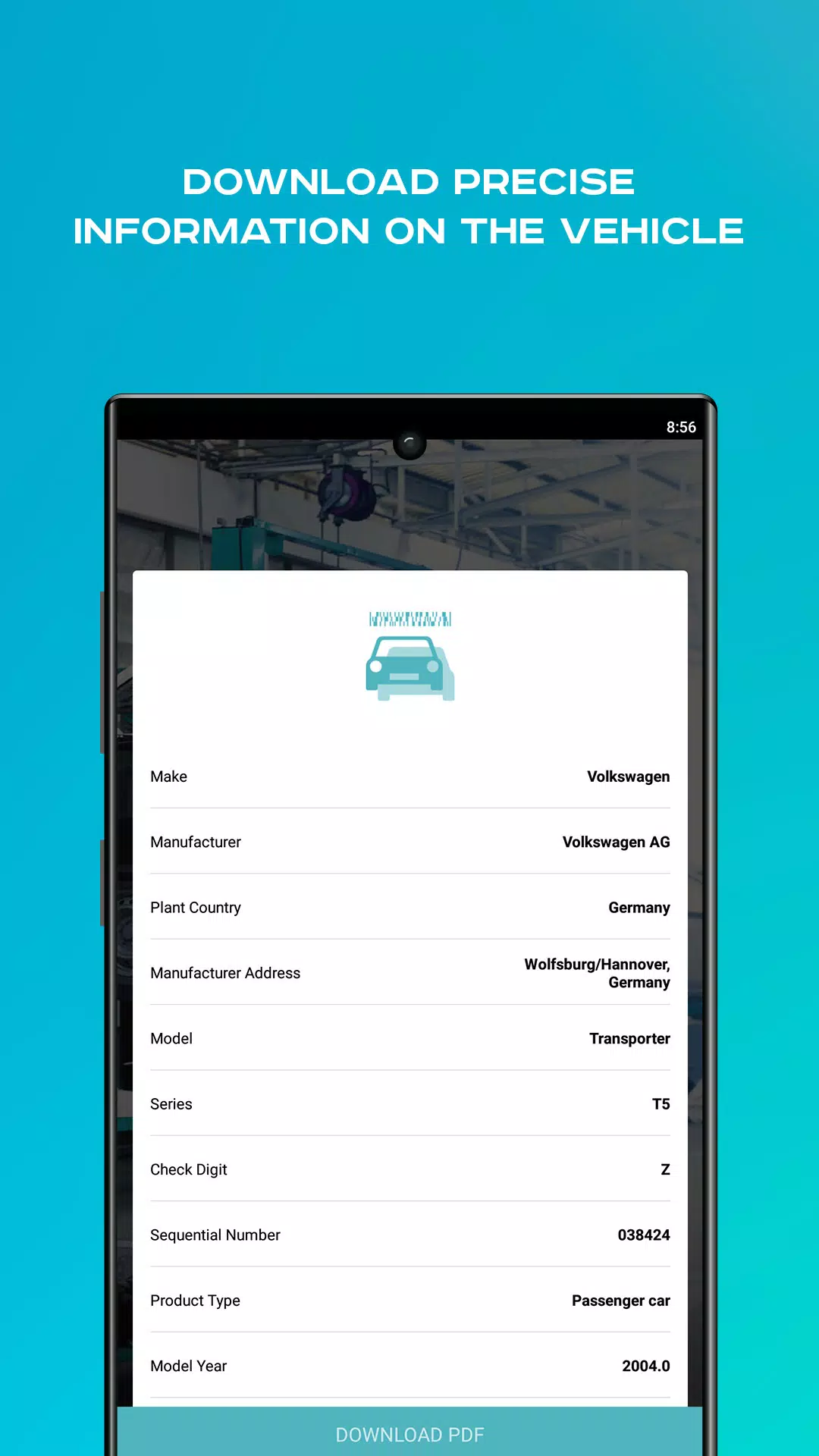 VIN Decoder: Easy VIN Checkzrzuty ekranu aplikacji4