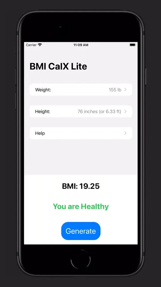 BMI CalX Lite স্ক্রিনশট