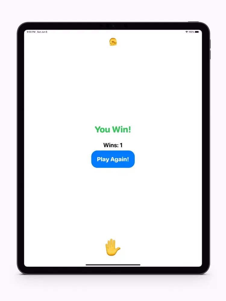 Rock, Paper, Scissors!! iPad  स्क्रीनशॉट