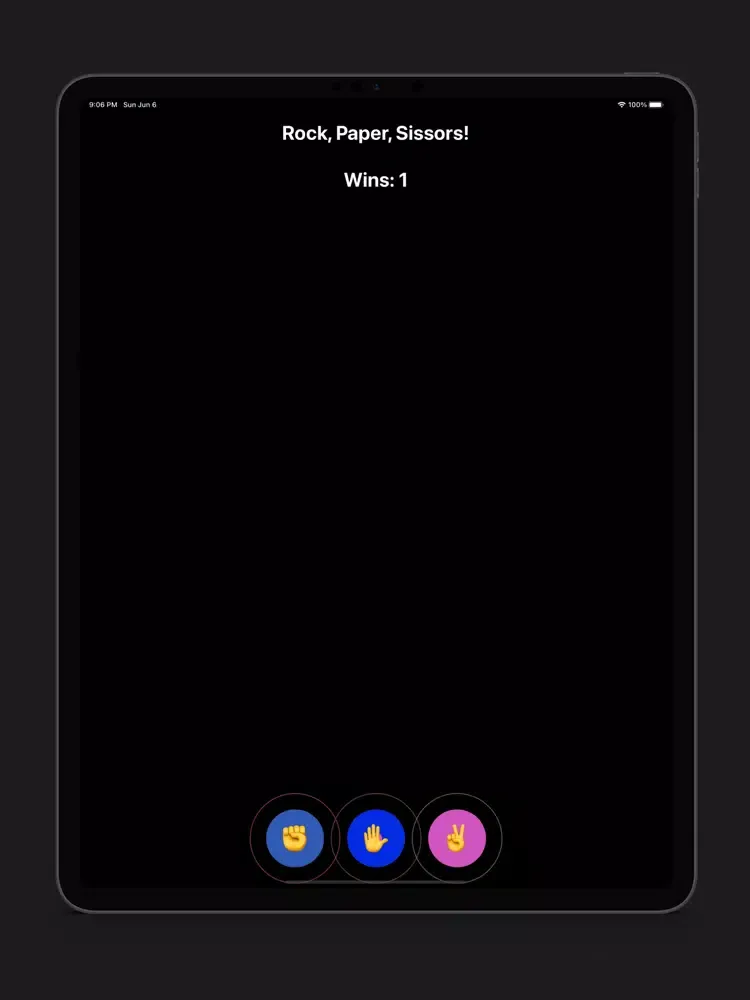 Rock, Paper, Scissors!! iPad  स्क्रीनशॉट