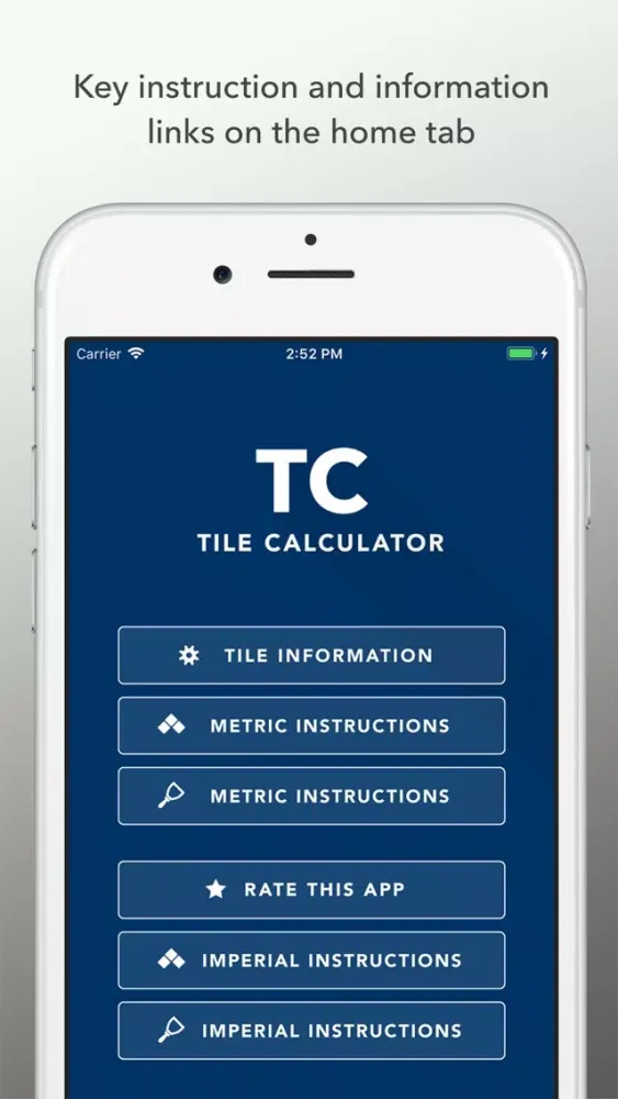 Captures d'écran de Tile Calculator 2019