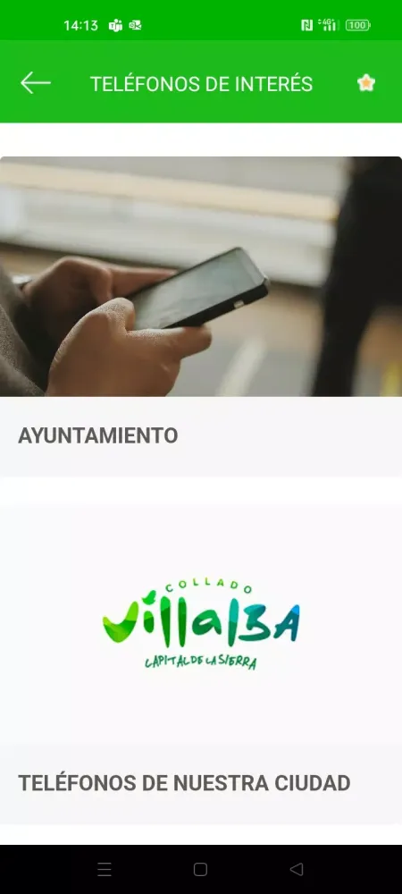 Captures d'écran de Ayto. Collado Villalba