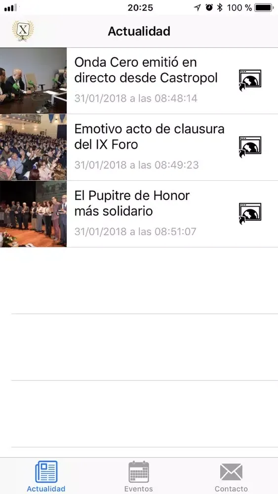 Capturas de pantalla de Foro Comunicación y Escuela