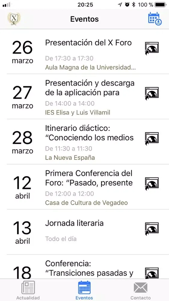 Capturas de pantalla de Foro Comunicación y Escuela