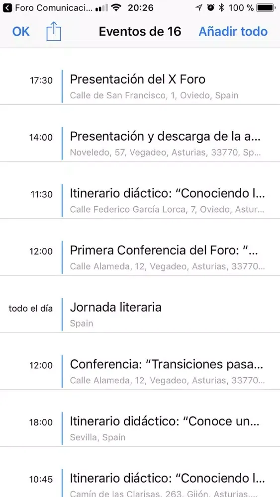 Capturas de pantalla de Foro Comunicación y Escuela