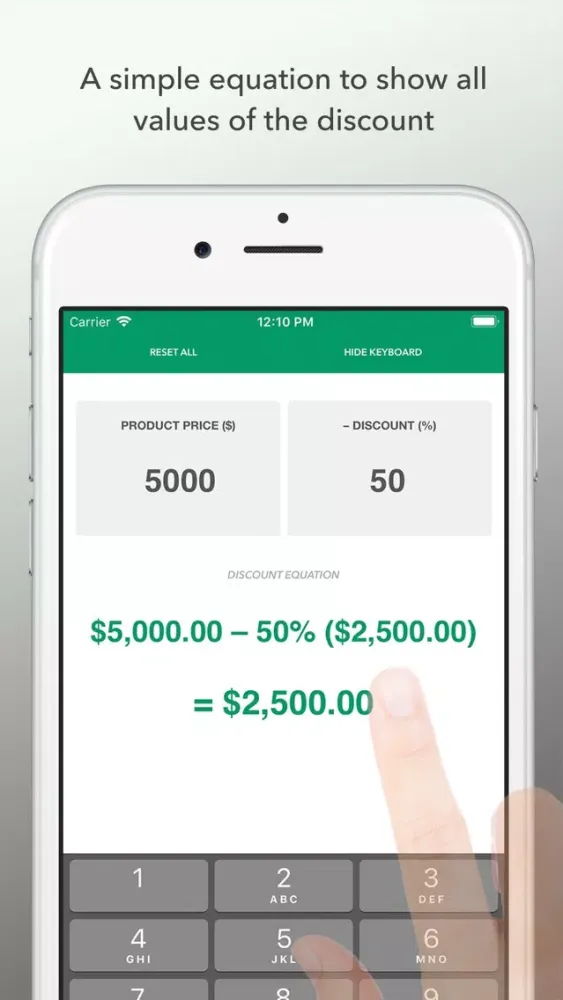 Ảnh chụp màn hình của Discount Calculator 2019