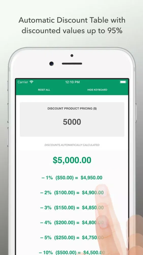 Ảnh chụp màn hình của Discount Calculator 2019