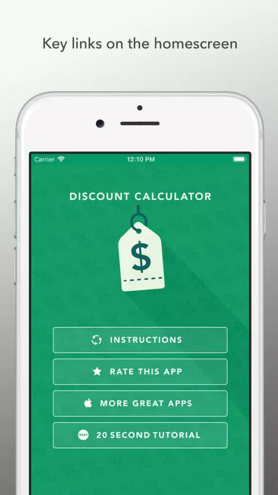 Ảnh chụp màn hình của Discount Calculator 2019