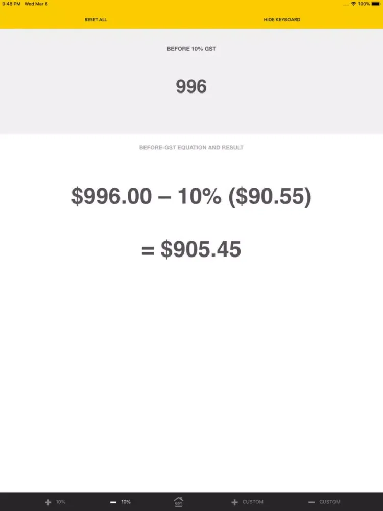 Capturas de pantalla de Whats the GST? Australia iPad 