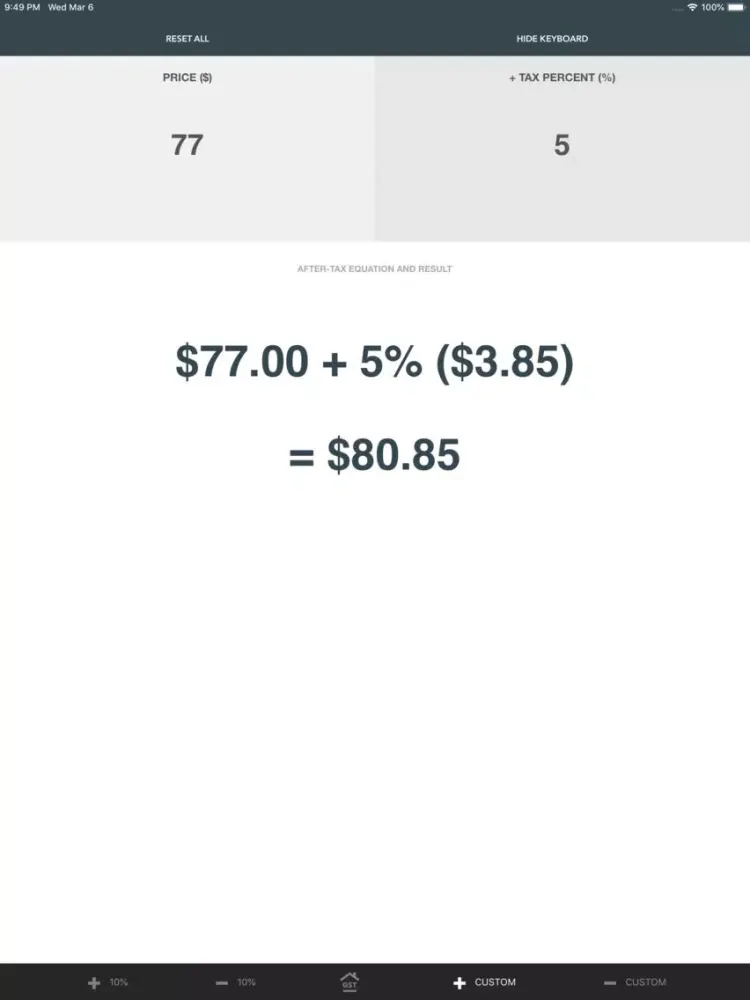 Capturas de pantalla de Whats the GST? Australia iPad 