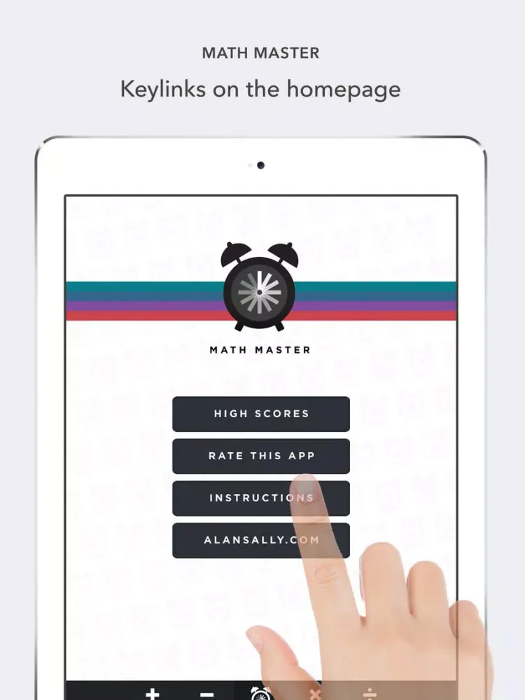 Tick Tock Math Master iPad  Screenshots