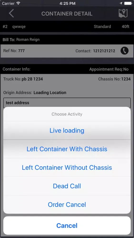 Capturas de pantalla de ALS Containers