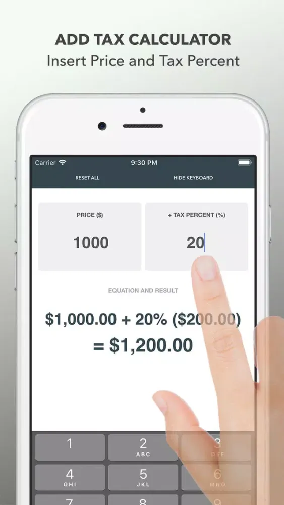 Tax Calculator 2020 LITE স্ক্রিনশট