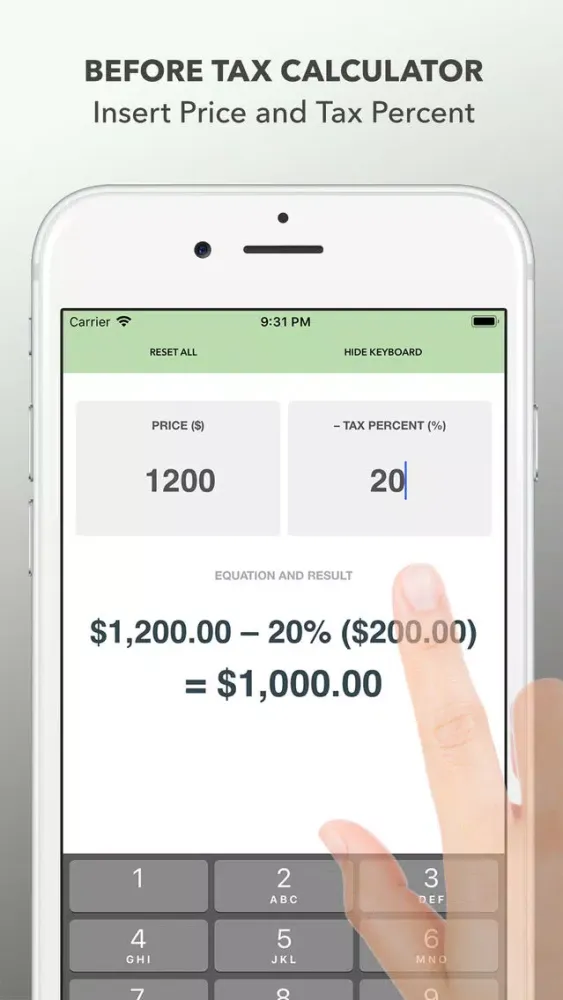 Tax Calculator 2020 LITE স্ক্রিনশট