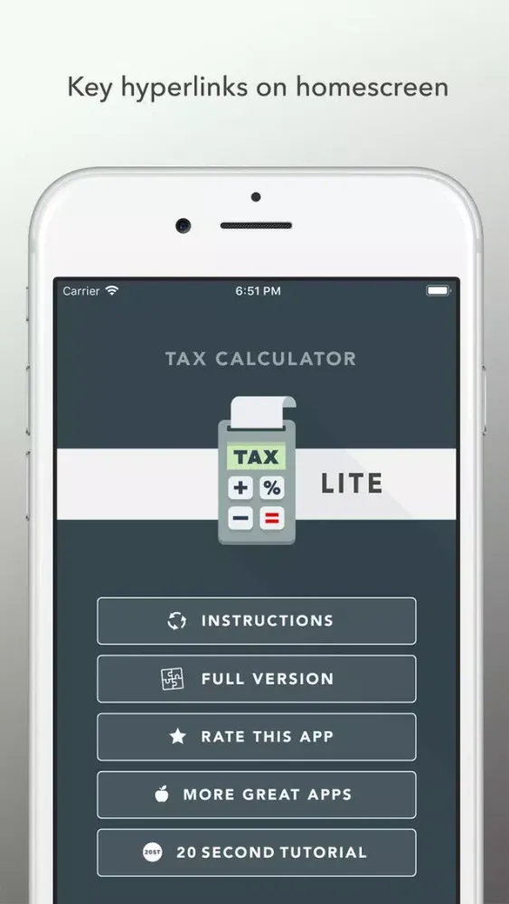 Tax Calculator 2020 LITE স্ক্রিনশট