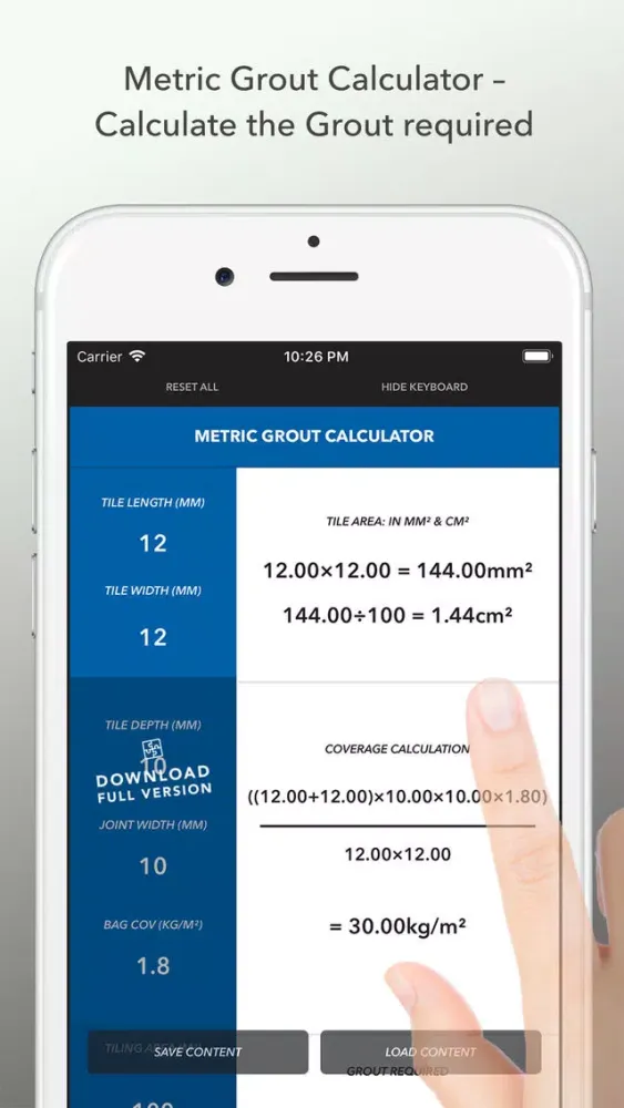 Tile Calculator 2020 LITE स्क्रीनशॉट