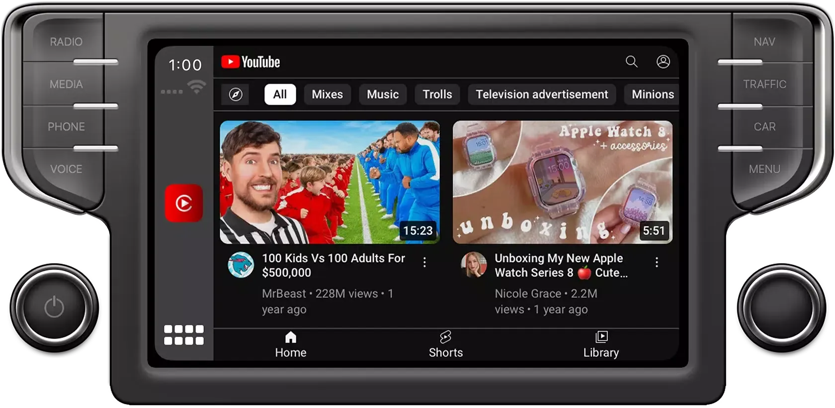 Capturas de pantalla de CarTube