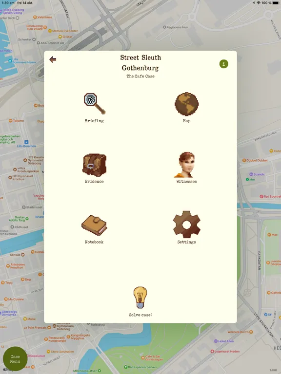 Street Sleuth Gothenburg iPad  スクリーンショット