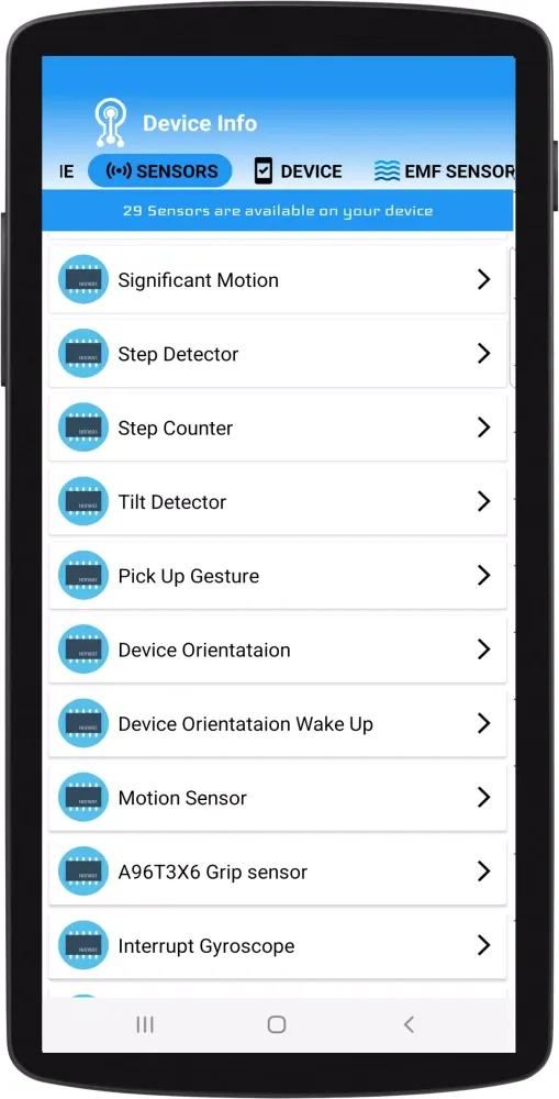 Device Info 스크린샷