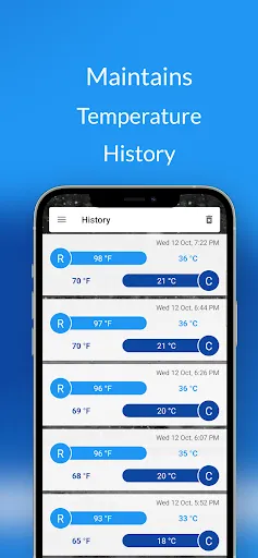 Captures d'écran de Room Temperature Thermometer