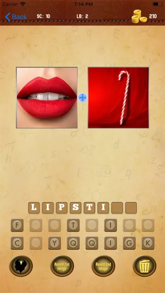 ภาพหน้าจอของ 2 Pics 1 Word Pic To Word