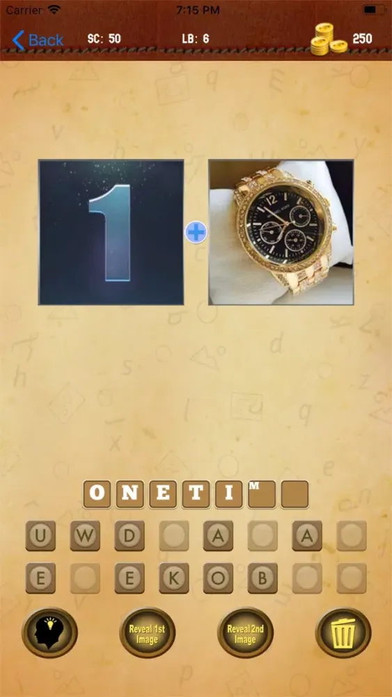ภาพหน้าจอของ 2 Pics 1 Word Pic To Word