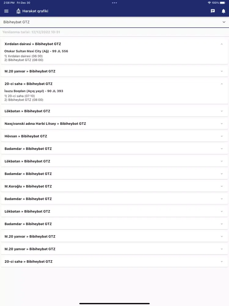 Tangkapan layar My ASCO iPad 