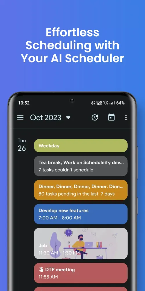 Tangkapan skrin Schedule Planner AI (Lite)