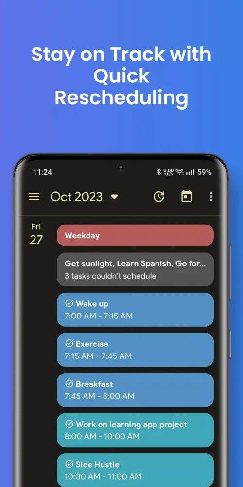 Tangkapan skrin Schedule Planner AI (Lite)
