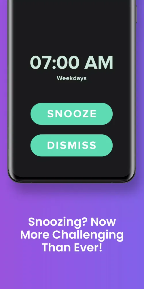Capturas de tela do Alarm app for heavy sleepers!