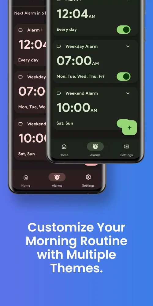 Capturas de tela do Alarm app for heavy sleepers!