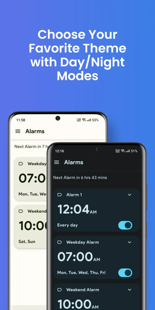 Capturas de tela do Alarm app for heavy sleepers!