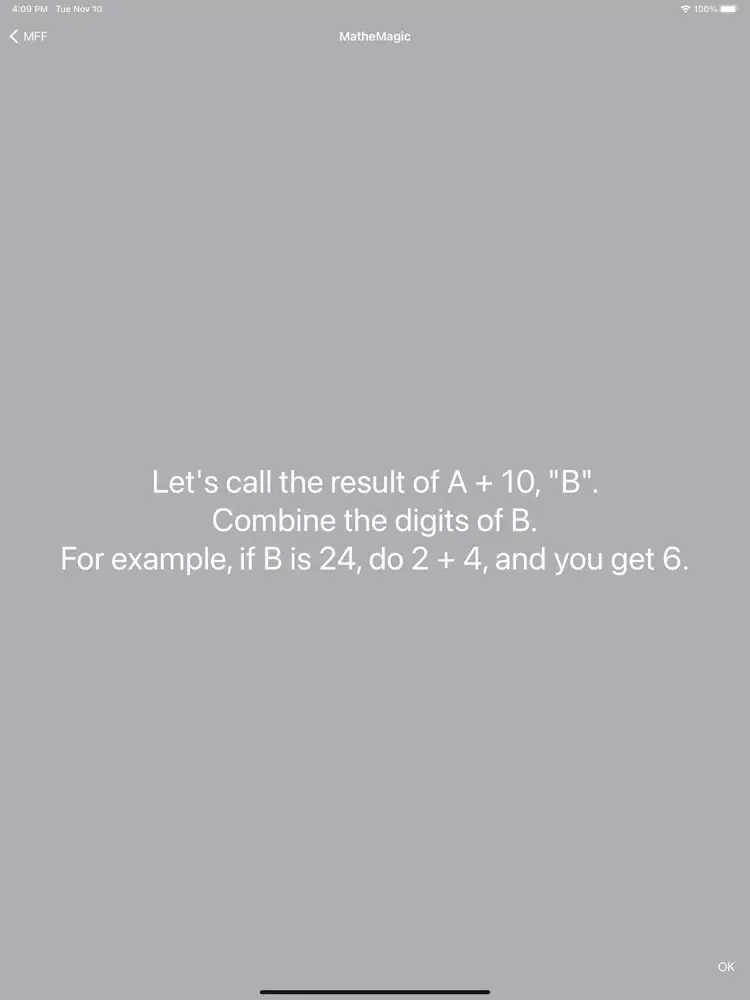 Capturas de tela do MFF - Math fun to friends iPad 