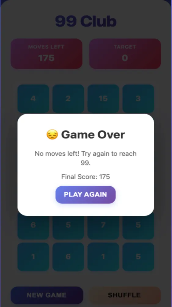 99 club Screenshots