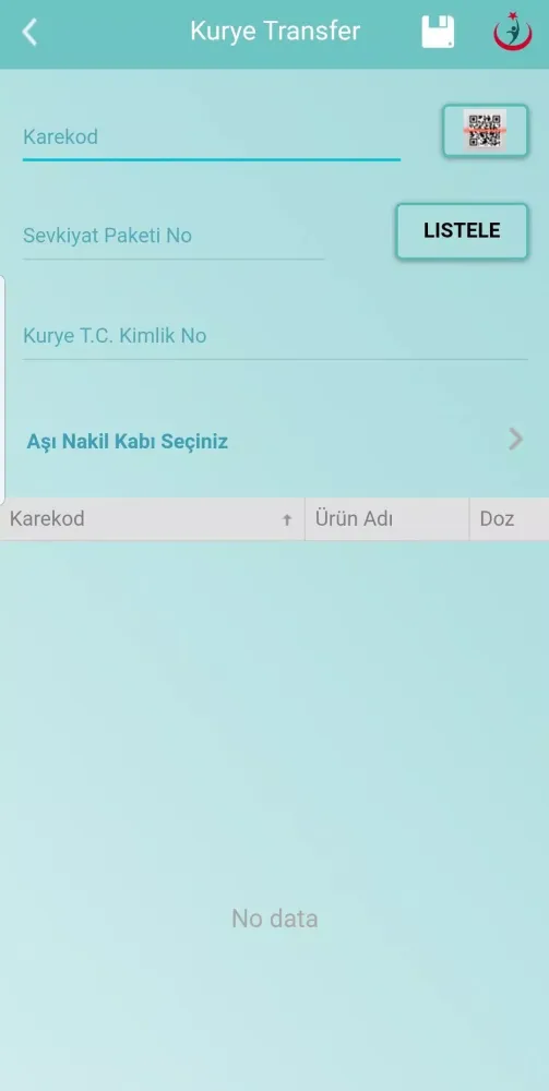 Aşı Takip Sistemi Screenshots