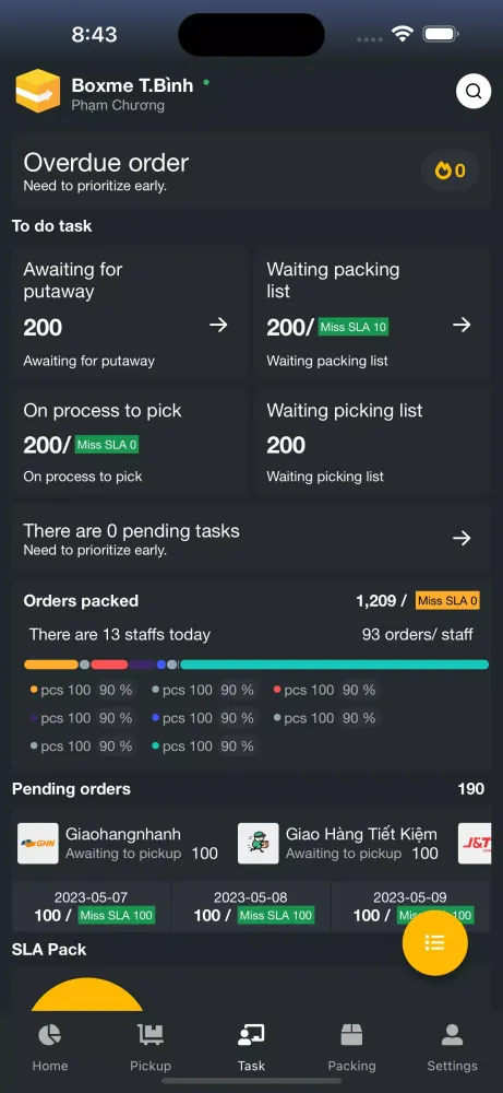 BoxmeWMS Screenshots