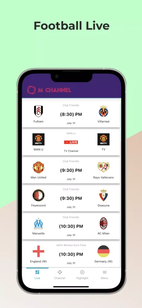 M Channel Screenshots