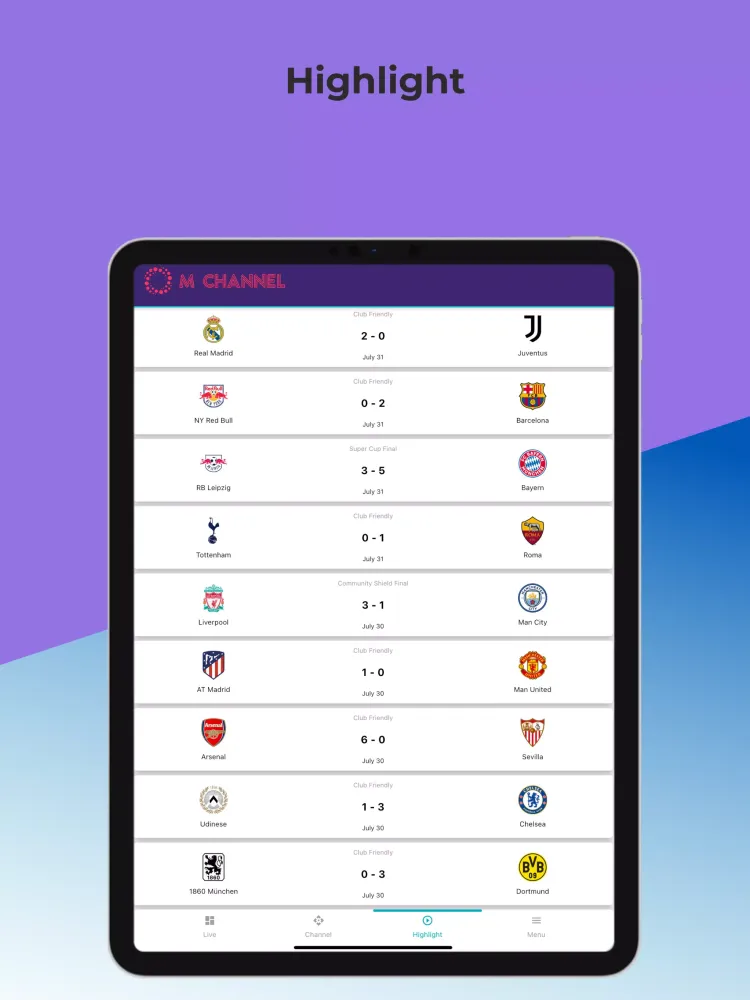 M Channel Screenshots