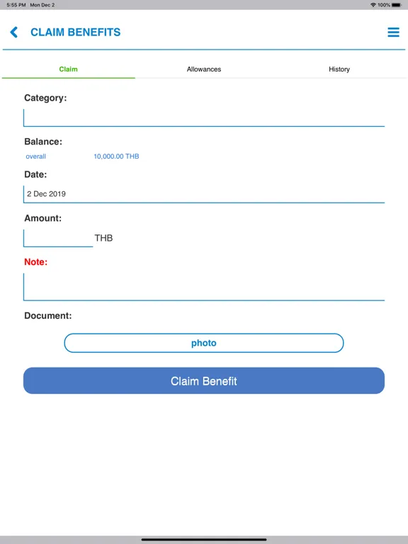 Screenshot di Totem Payroll Management iPad 