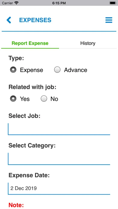 Screenshot di Totem Payroll Management