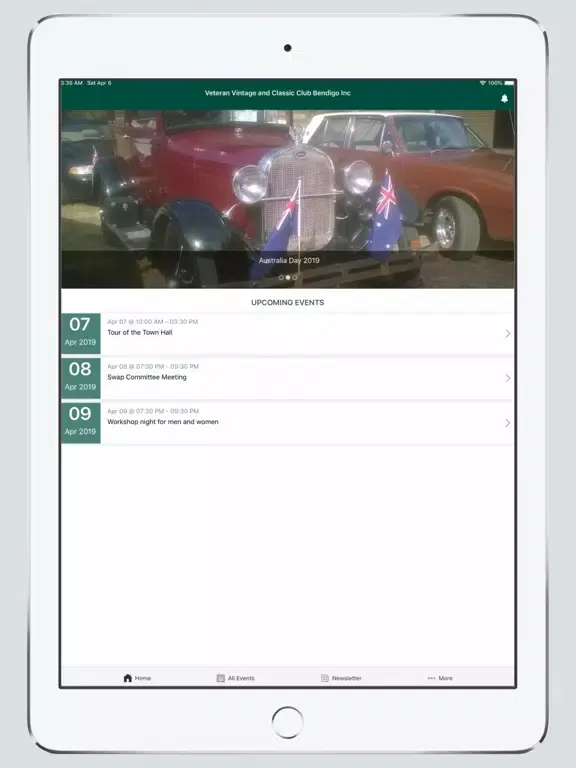تصاویر VVCC Bendigo iPad 
