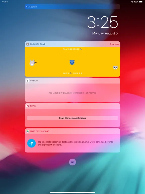 Screenshot di Widget Bomb iPad 