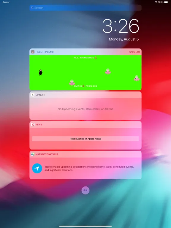 Screenshot di Widget Bomb iPad 