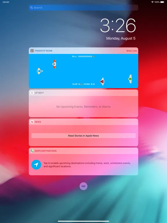 Screenshot di Widget Bomb iPad 