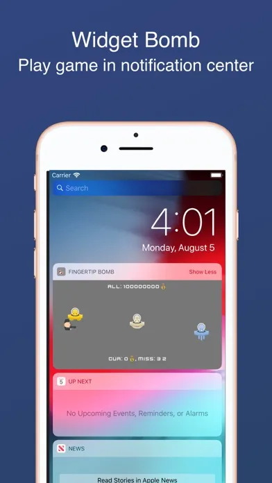 Screenshot di Widget Bomb