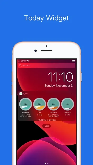iStat Widget স্ক্রিনশট